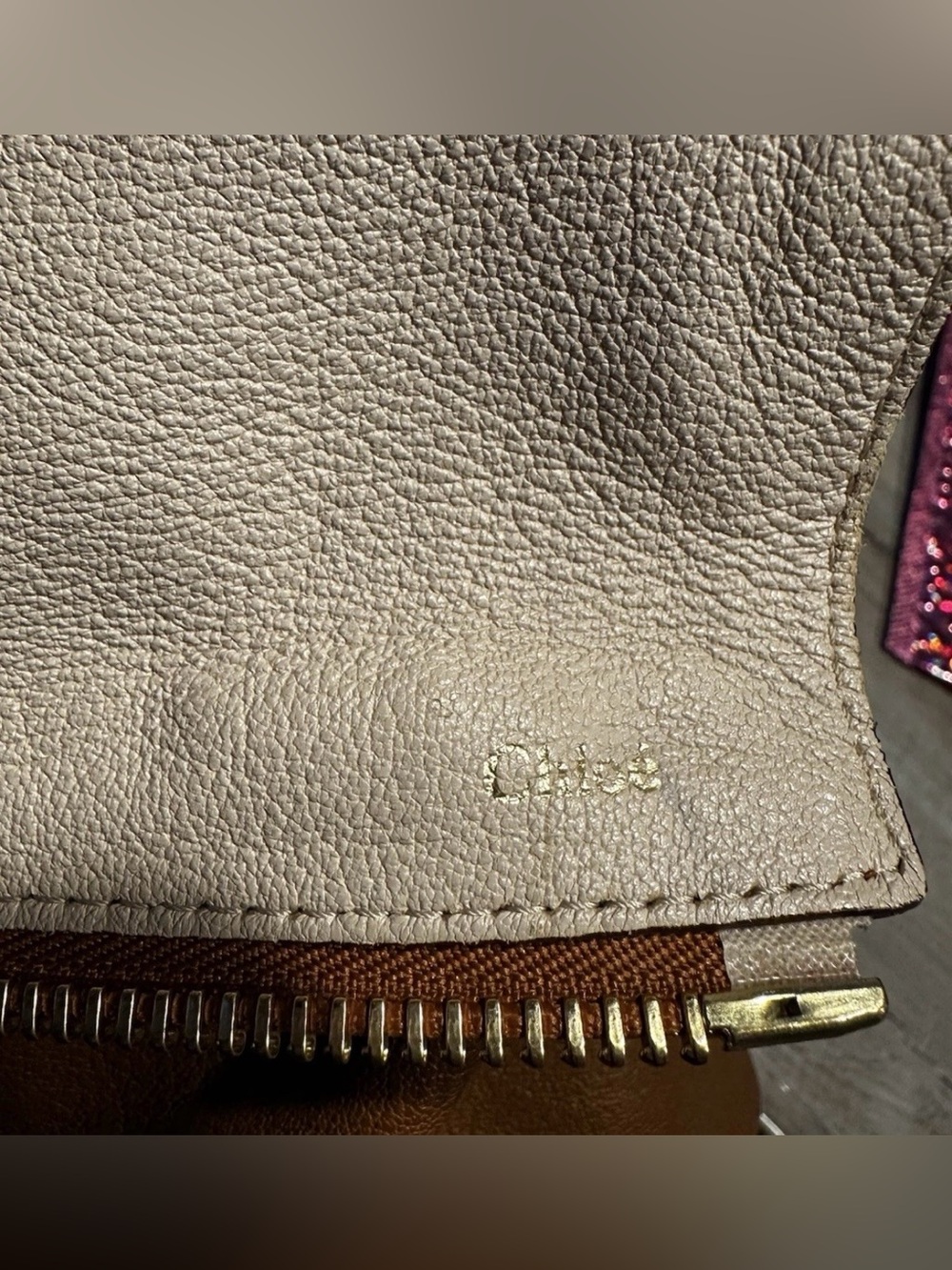 Chloe Dark Brown Leather Multi-Zip Shoulder Slouchy Crossbody Bag + COA - Picture 16 of 16